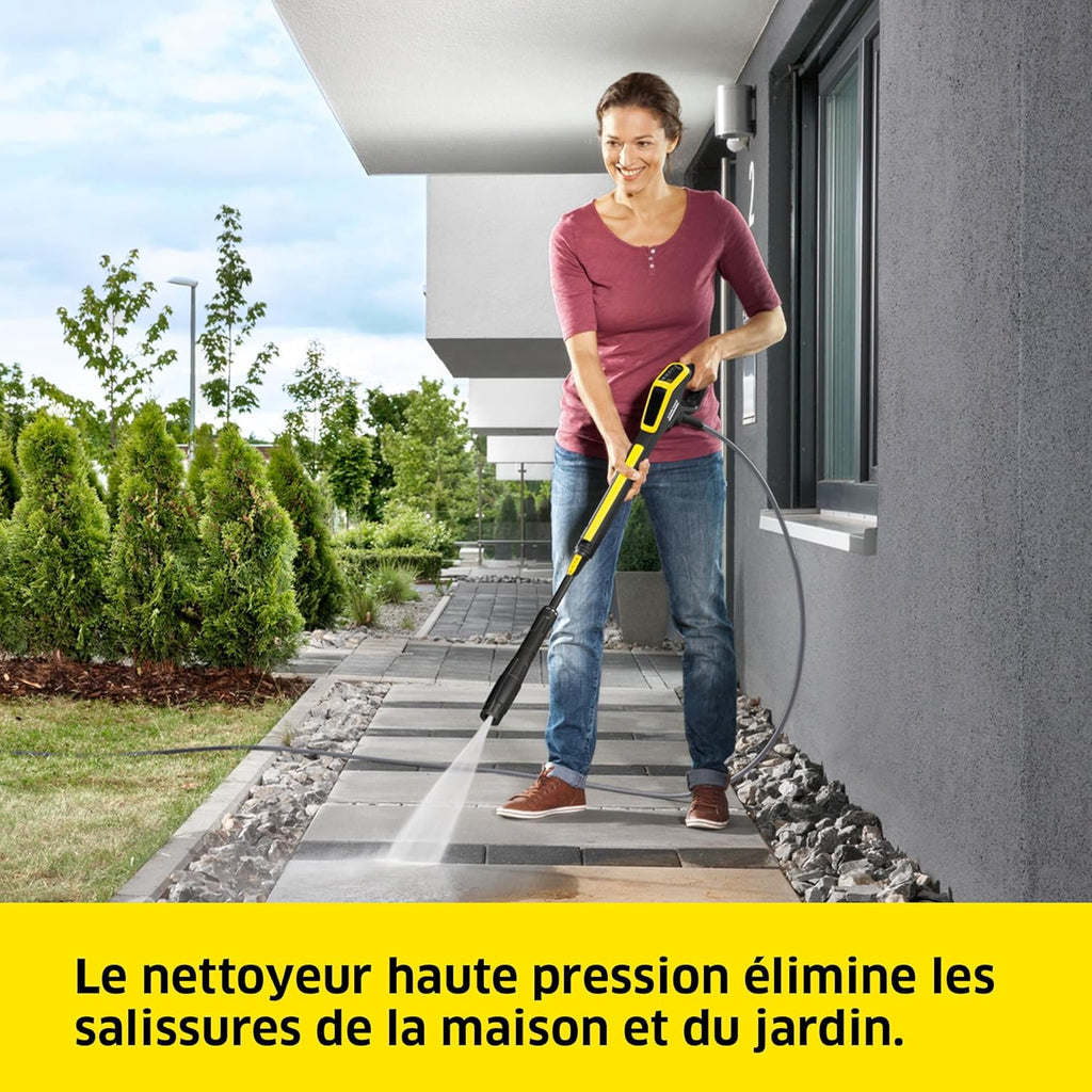 K?rcher Nettoyeur Haute Pression K 4 Power Control Flex Home, Pression : max. 130 bar, Débit : 420 l/h, Surface : 30 m2/h, Poids : 11,5 kg, Pistolet Haute Pression, Rotabuse, Lance, Home Kit