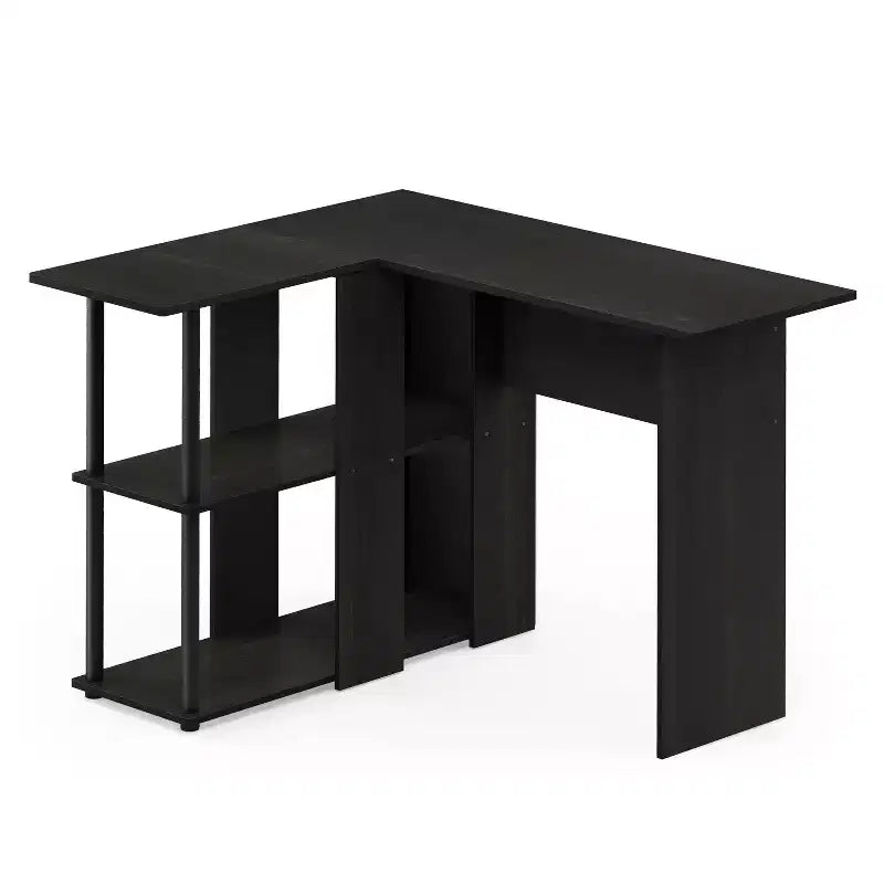 HomeStock 30 in.H White Color Glass Writing Desks with File Drawer