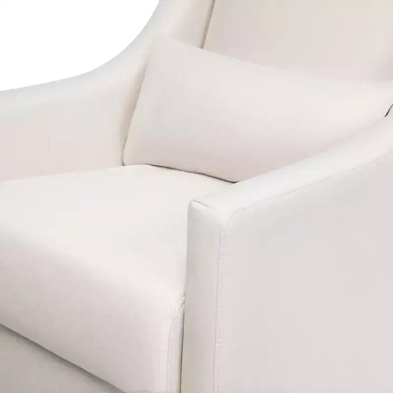 Babyletto Toco Swivel Glider and Ottoman in Eco-Performance Fabric | Water Repellent & Stain Resistant