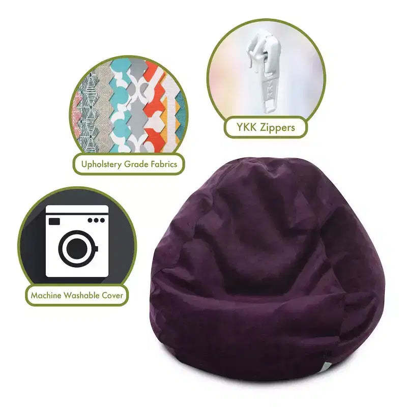 Majestic Home Goods Small Bean Bag Villa