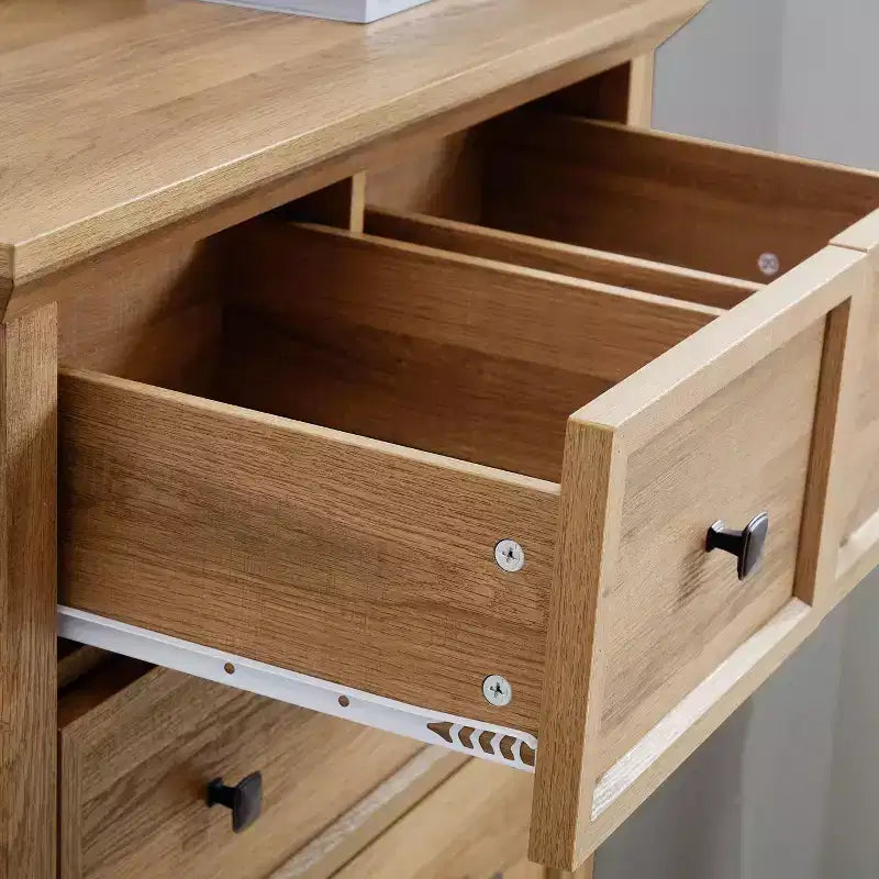 GDFStudio Lyndale Modern 6-Drawer Wood Tall Dresser