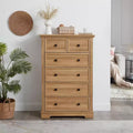 GDFStudio Lyndale Modern 6-Drawer Wood Tall Dresser