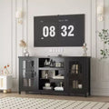 TV Stand for 65 Inch TVs Entertainment Center with Storage Cabinets Modern Media Console Table Wood Design for Living Room Office