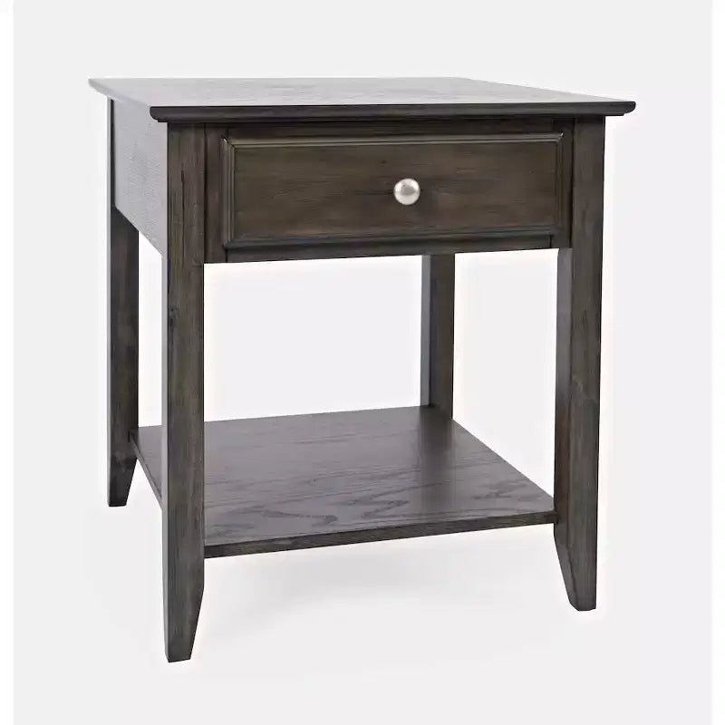 Jofran,Modern Traditional End Table with Drawer and Shelf