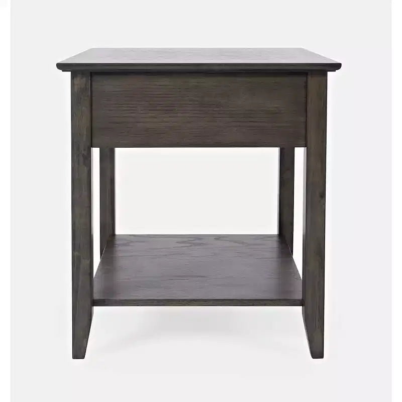 Jofran,Modern Traditional End Table with Drawer and Shelf