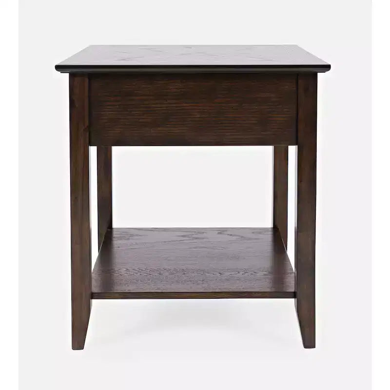 Jofran,Modern Traditional End Table with Drawer and Shelf