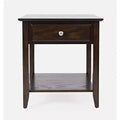 Jofran,Modern Traditional End Table with Drawer and Shelf