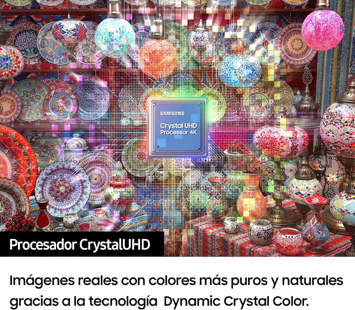 Samsung Téléviseur TU55CU7095 55 (55 Pouces), Crystal UHD 4K, Smart TV, 2023