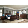 Conley Vertical Dresser Cherry - Picket House Furnishings: 5-Drawer Bedroom Storage, Elegant Bracket Feet