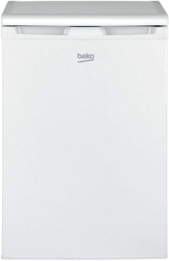 Beko TSE1284N Réfrigérateur table top - Volume total 114L : 101L (Réfrigération) + 13L (Congélation), Compartiment congélation 4 étoiles, MinFrost, Charnière de porte réversible, blanc