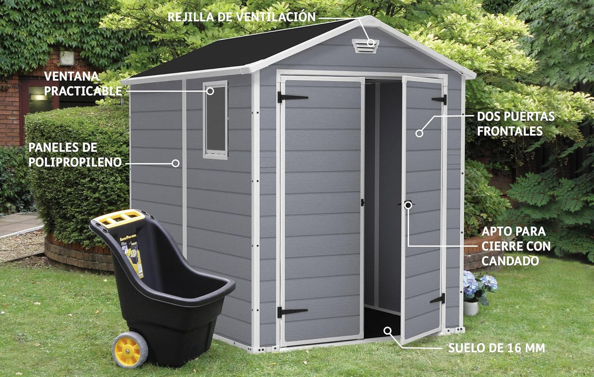 KETER - ABRI Manor 68-4,1m2 - Gris