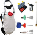 PHOENIX - Pulvérisateur électrique Pro Sprayer III 30L Option Rin?age – Pulvérisateur électrique Toiture Longue Portée à Batterie Rechargeable, Débit 240 L/H, Tuyau 8m - 2 Batteries