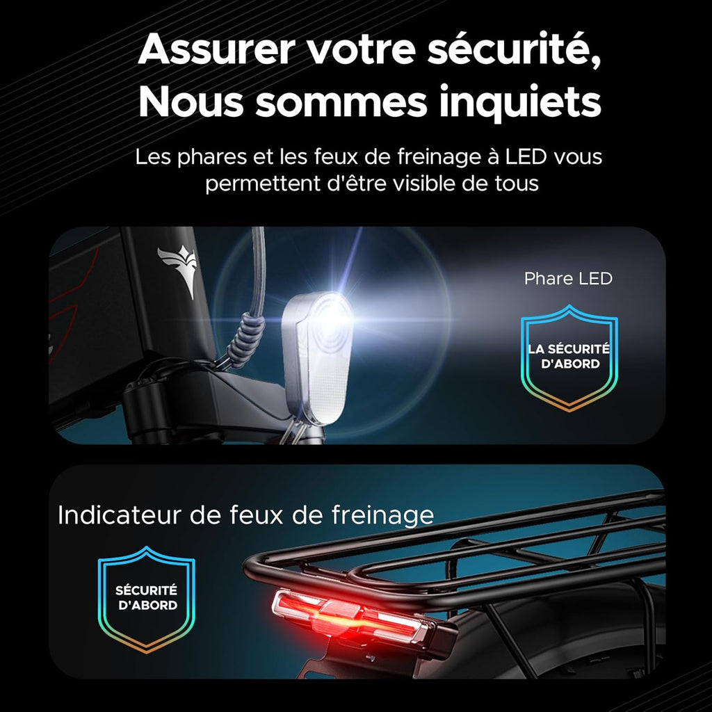 ENGWE EP-2 Pro Vélo électrique Pliable 20 ¡Á 4.0 Fat Bike Electrique 7 Vitesses avec Batterie Amovible 48V 13Ah Autonomie 120km Tout-Terrain & VTT & Plage & Neige
