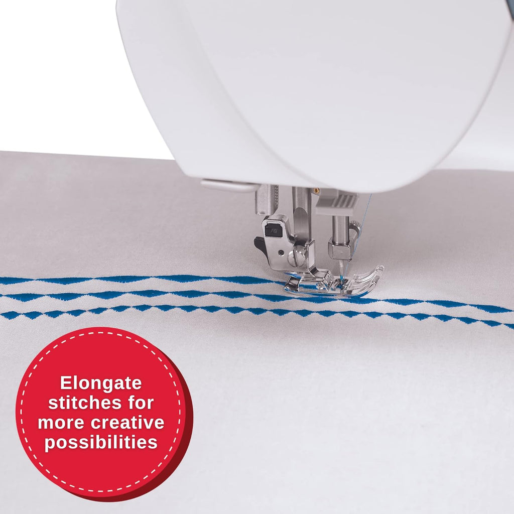 SINGER Quantum Stylist 9960 Computerized Portable Sewing Machine with 600-Stitches Electronic Auto Pilot Mode, Extension Table and Bonus Accessories, Perfect for Customizing Projects