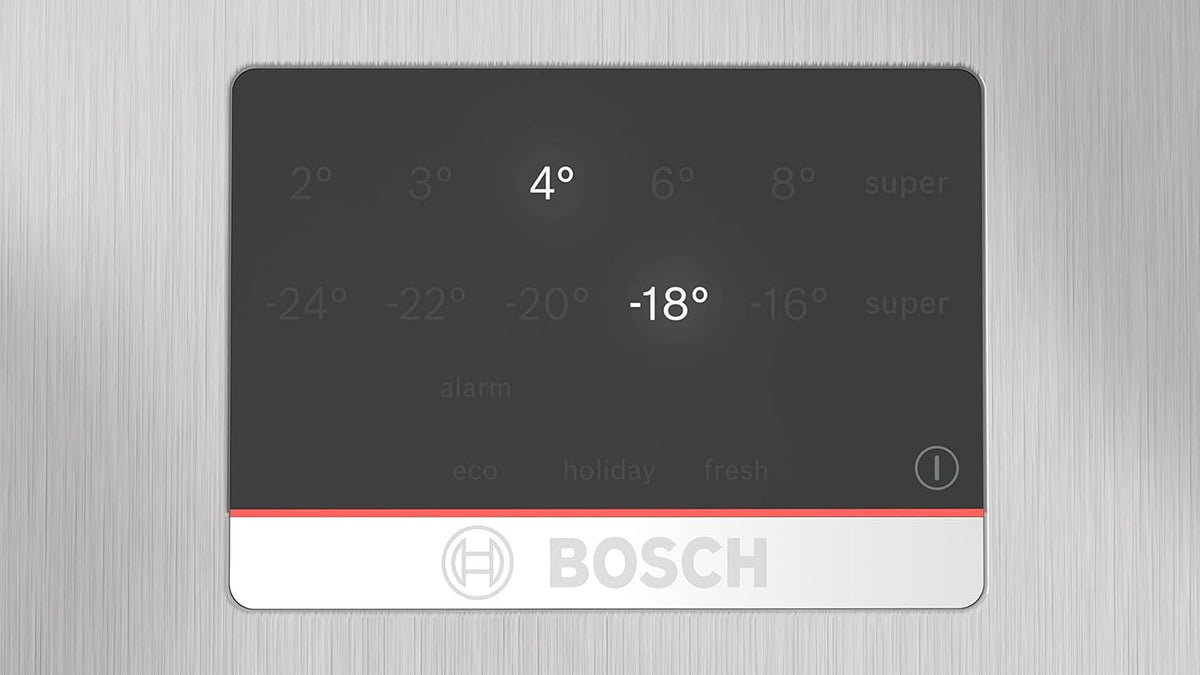Bosch KGN367LDF- Série 4, Réfrigérateur combiné pose-libre,186 x 60 cm, Inox