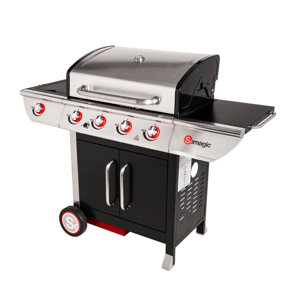 Barbecue au gaz MANHATTAN 450GPI - 4 br?leurs + réchaud 14kW Somagic