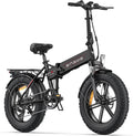 ENGWE EP-2 Pro Vélo électrique Pliable 20 ¡Á 4.0 Fat Bike Electrique 7 Vitesses avec Batterie Amovible 48V 13Ah Autonomie 120km Tout-Terrain & VTT & Plage & Neige