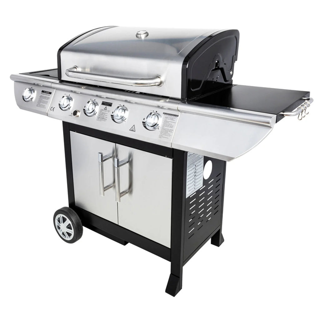 Barbecue au gaz BRISBANE - 4 br?leurs 14kW + réchaud Somagic
