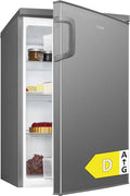 Réfrigérateur 133L inox VS2195-1-inox, Capacité nette : 133 litres, éclairage intérieur à DEL, Contr?le de la température en continu, 3 clayettes en verre