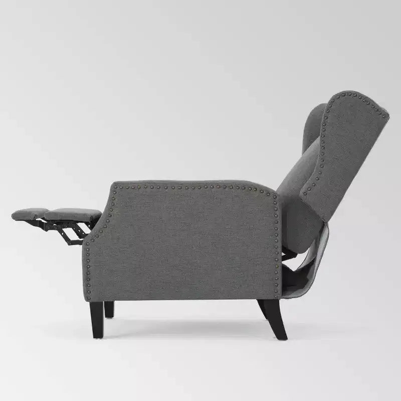 Set of 2 Wescott Contemporary Fabric Recliners - Christopher Knight Home