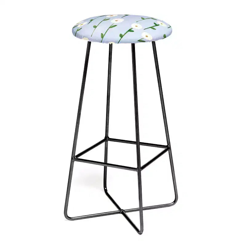 Reves et Histoires Cute Little Flowers Barstool - Deny Designs