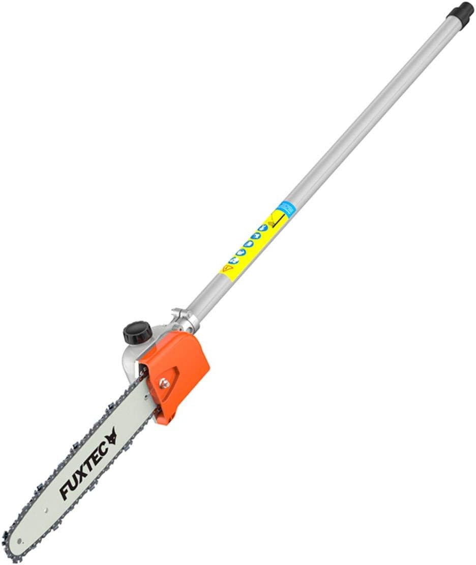 Fuxtec Débroussailleuse Thermique Multifonction 5 en 1 Multitool FX-MT152E - Easy Starter 3CV 52 cm3, Moteur 2 Temps, élagueuse Taille Haie Coupe Bordure Avec Fil ou Lame 1 Mètre Rallonge