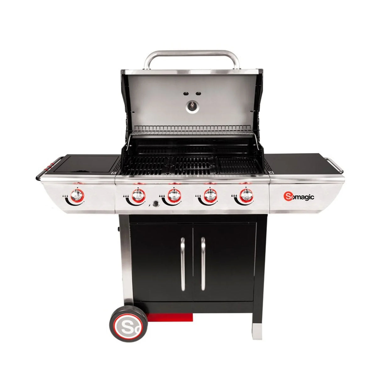 Barbecue au gaz MANHATTAN 450GPI - 4 br?leurs + réchaud 14kW Somagic