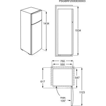 Réfrigérateur 2 portesAEGRDB424E1AX