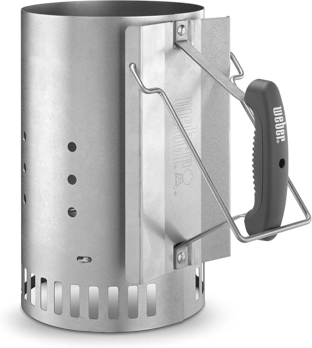 Weber Classic Kettle barbecue au charbon de bois, surface de cuisson ? 57cm, barbecue avec couvercle et cuve en acier emaillé, thermomètre intégré au couvercle, trépied et roues - Noir (1341504)