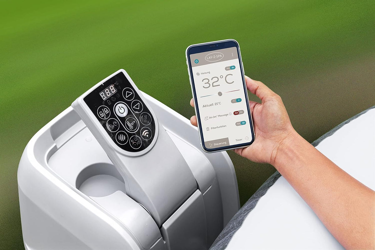 Spa gonflable rond BESTWAY Lay-Z-Spa? Miami Airjet? 2 - 4 personnes