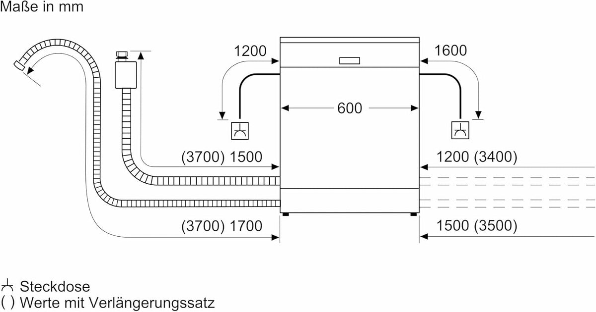 Siemens SN43ES14VE, iQ300 Lave-vaisselle intelligent, lave-vaisselle sous meuble avec tiroir à couverts, 60 cm, ouverture automatique de la porte grace à AutoOpen dry, particulièrement silencieux avec