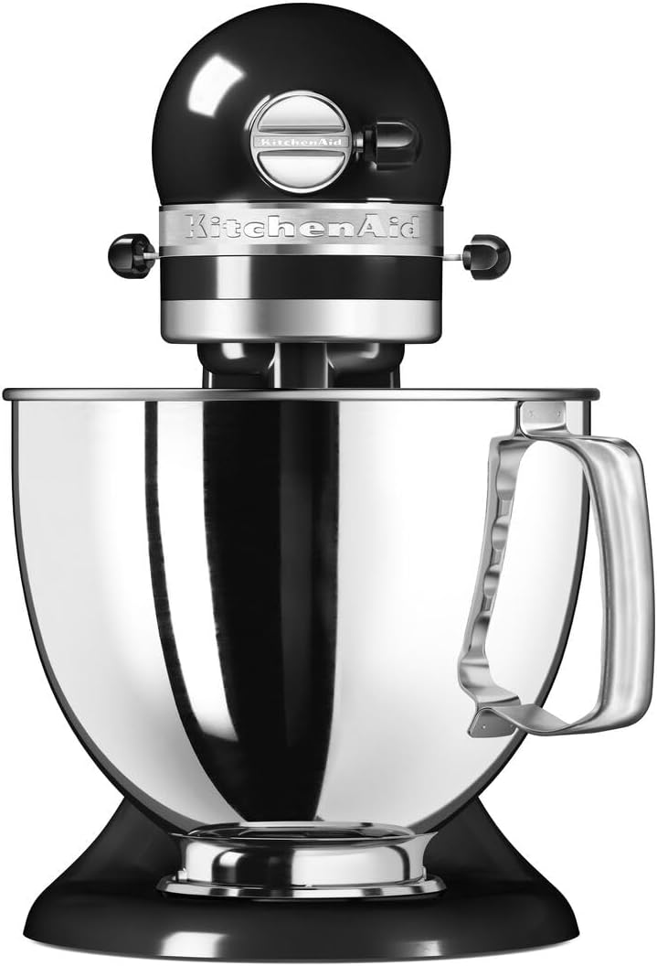 KitchenAid Robot Patissier I Artisan I Robot cuisine multifonctions à tête inclinable I Avec 4 accessoires I Bol de 4,8L | Crème