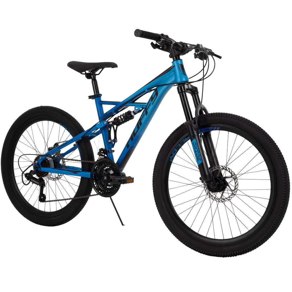 Vélo de montagne gar?ons 24 pouces, bleu, oxyde d'huffy