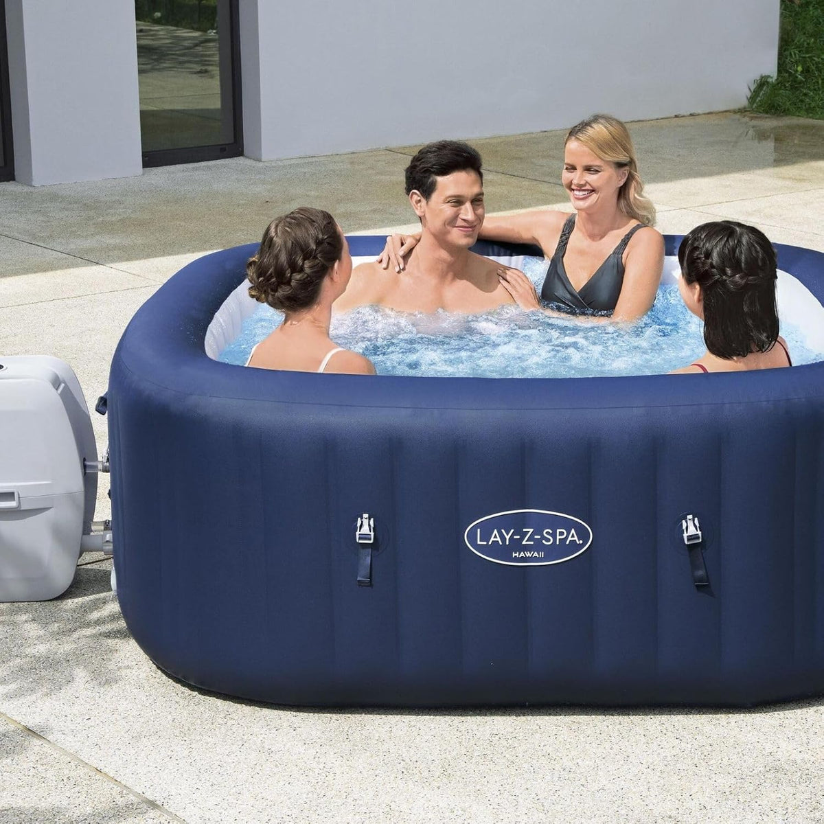 Spa gonflable rond BESTWAY Lay-Z-Spa? Miami Airjet? 2 - 4 personnes