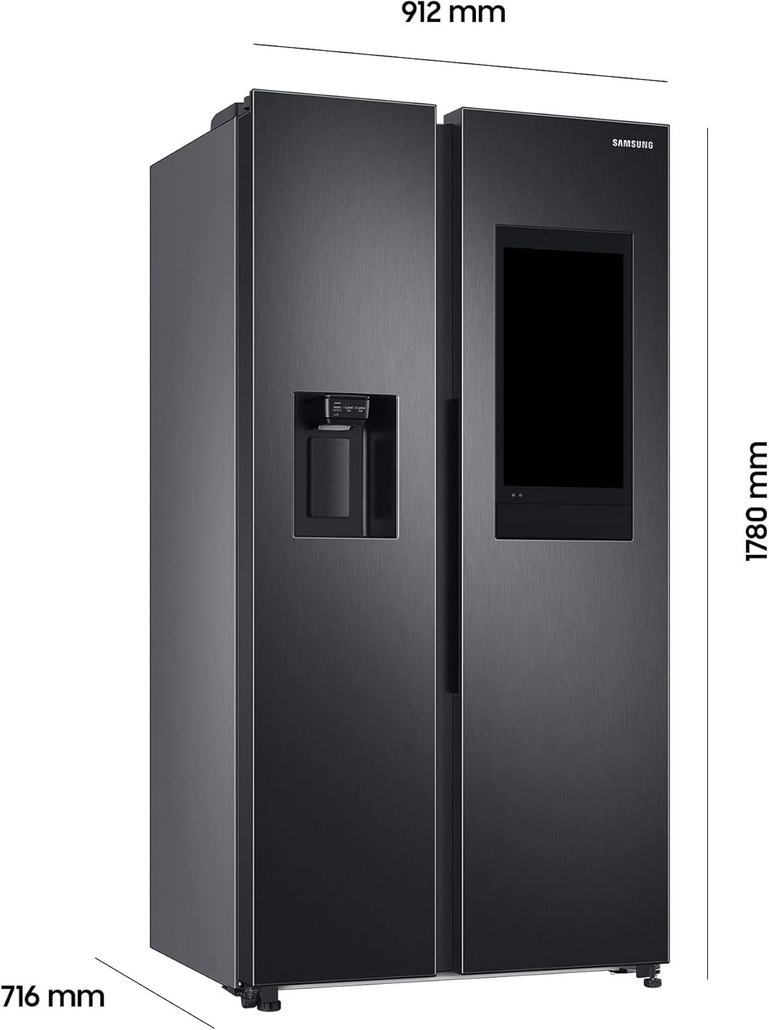 Samsung RS6HA8891B1/EG Side by Side premium noir