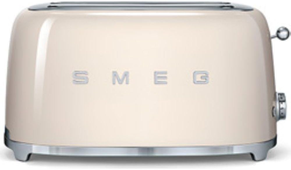 Smeg TSF02CRUK KLF01CRUK Ensemble grille-pain et bouilloire style rétro années 50 Crème