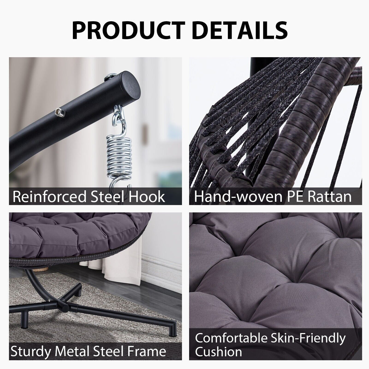 Chaise balan?oire avec support,