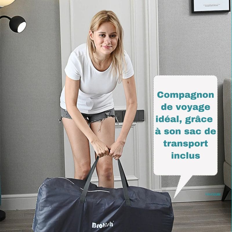 Berceau Bébé 3 en 1 - Confort et Mobilité  | FlexiBed