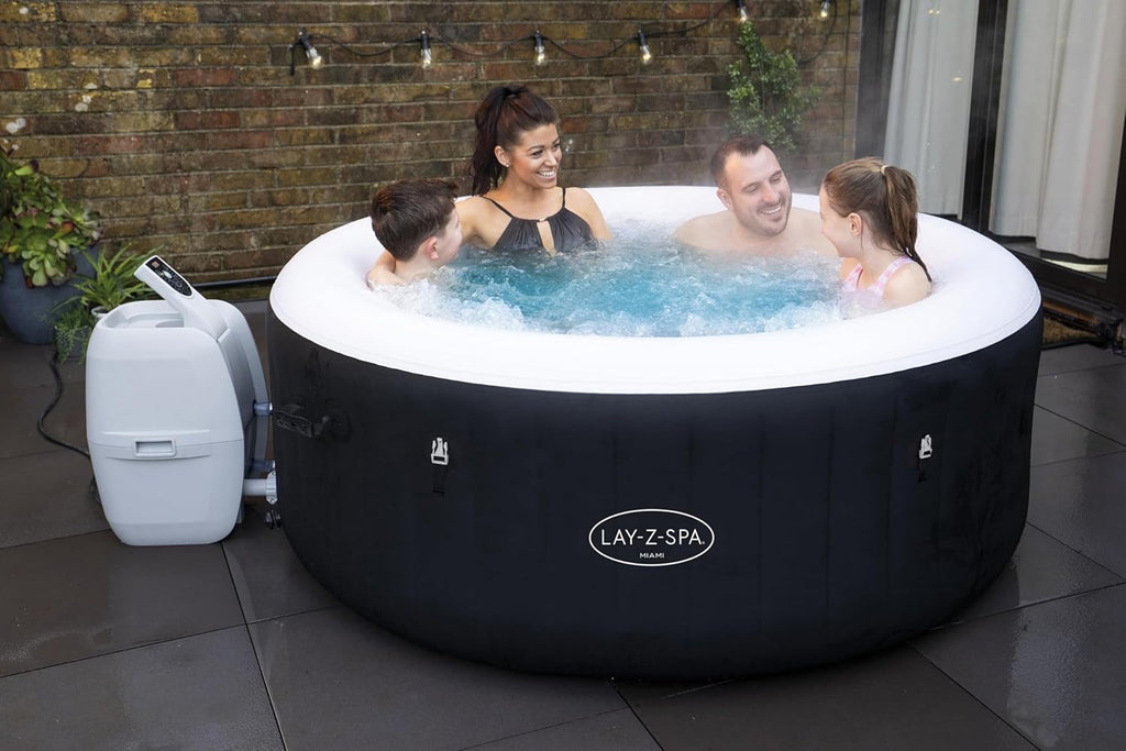 Spa gonflable rond BESTWAY Lay-Z-Spa? Miami Airjet? 2 - 4 personnes